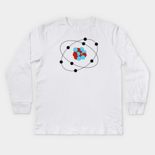 Oxygen Atom Kids Long Sleeve T-Shirt